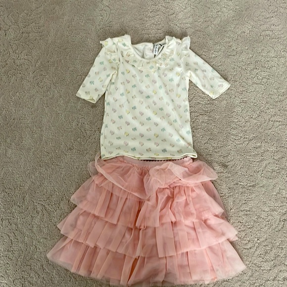 Janie and Jack, 3T outfit top and skirt - Picture 1 of 5